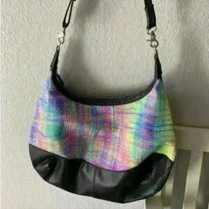 Deja Designs Leather and Woven Wrap Bag. BRAND NEW